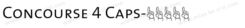 Concourse 4 Caps字体转换
